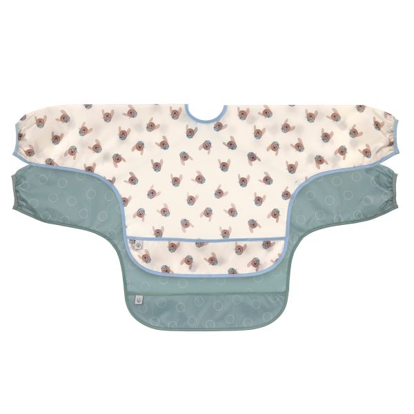 Lässig Tiny Team Dog Slab Met Mouwen - 2 Stuks - Groen/Blauw