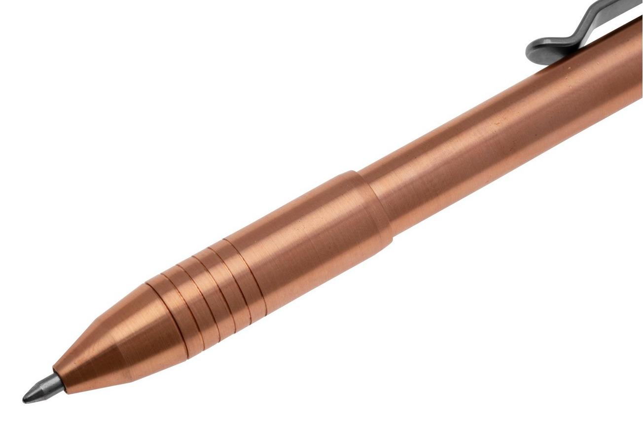 Big Idea Design Dual Side Click Pen DSC-CO Copper, auto adjusting everyday carry pen