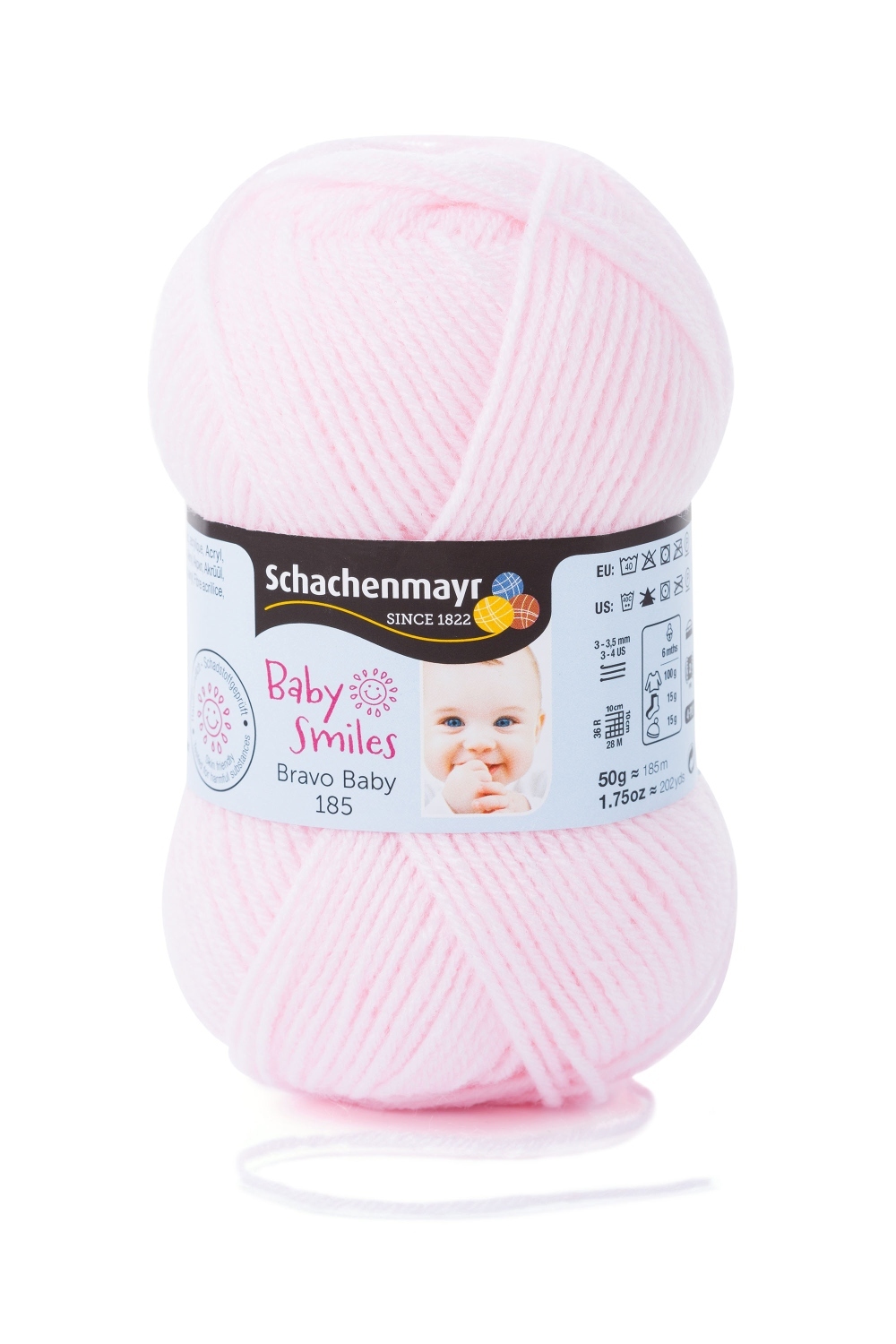 Wolle BRAVO BABY 185 - blütenrosa - 50g