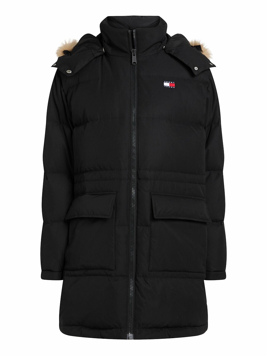TOMMY JEANS<br>Casaco comprido de penas com capuz ALASCA