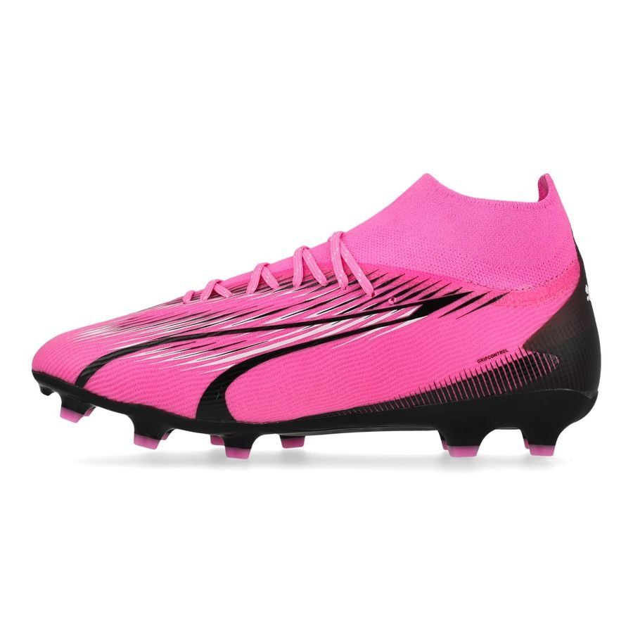 PUMA Ultra Pro FG/AG Phenomenal - Poison Pink/Blanc/Noir Enfant