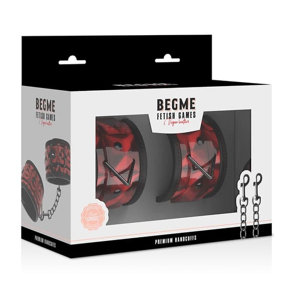 Begme - Red Edition Premium-håndjern med neoprenfôr