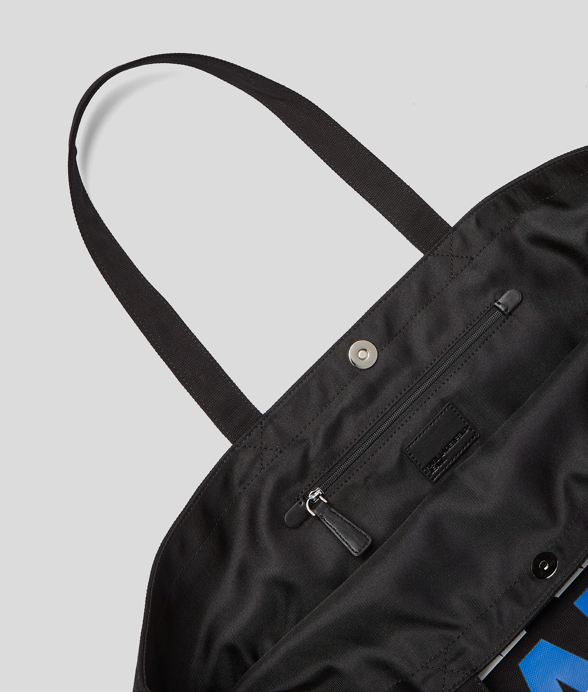 SAC SHOPPER EN TOILE AVEC LOGO KLJ AUDACIEUX