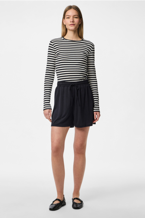 Pieces zwarte dames korte broek