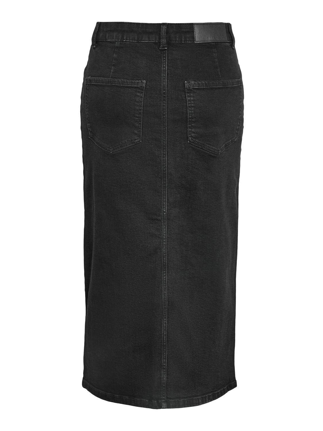 NOISY MAY spijkerrok NMKATH black denim