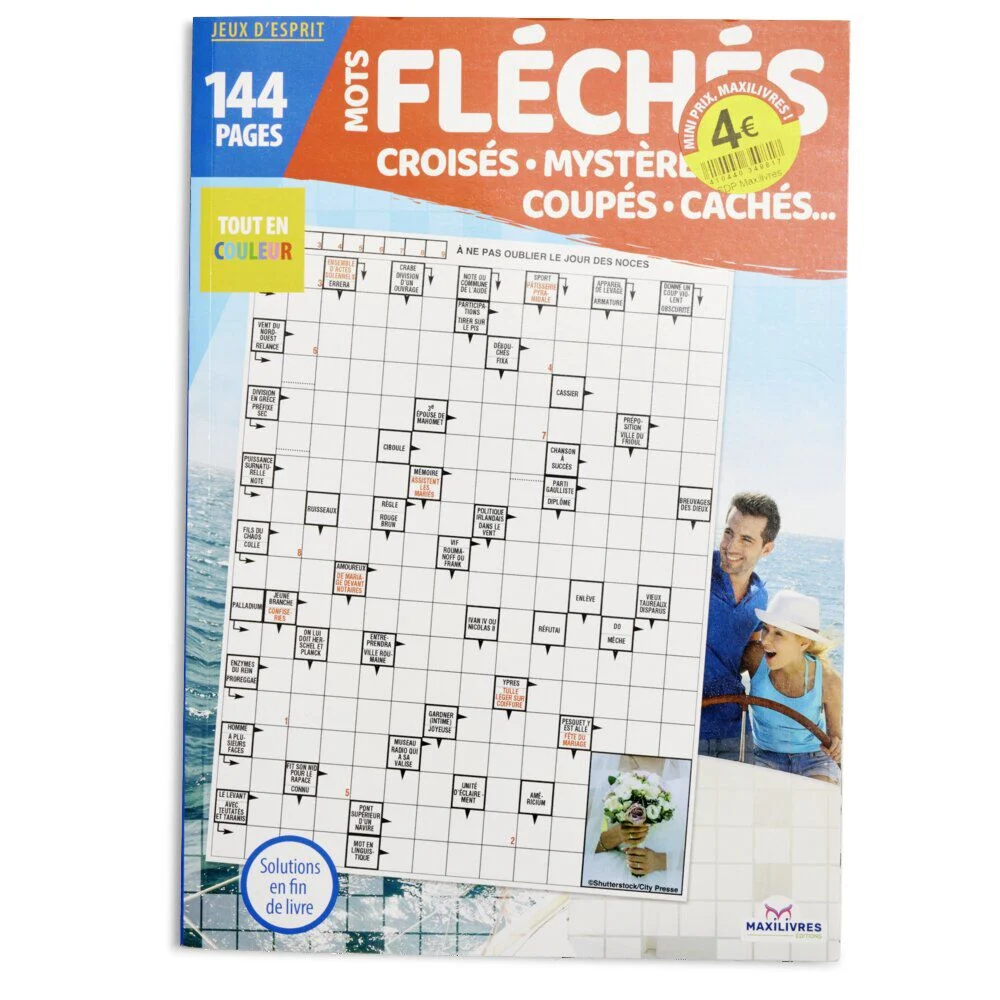 Album de jeux pour adultes 144 pages avec solutions