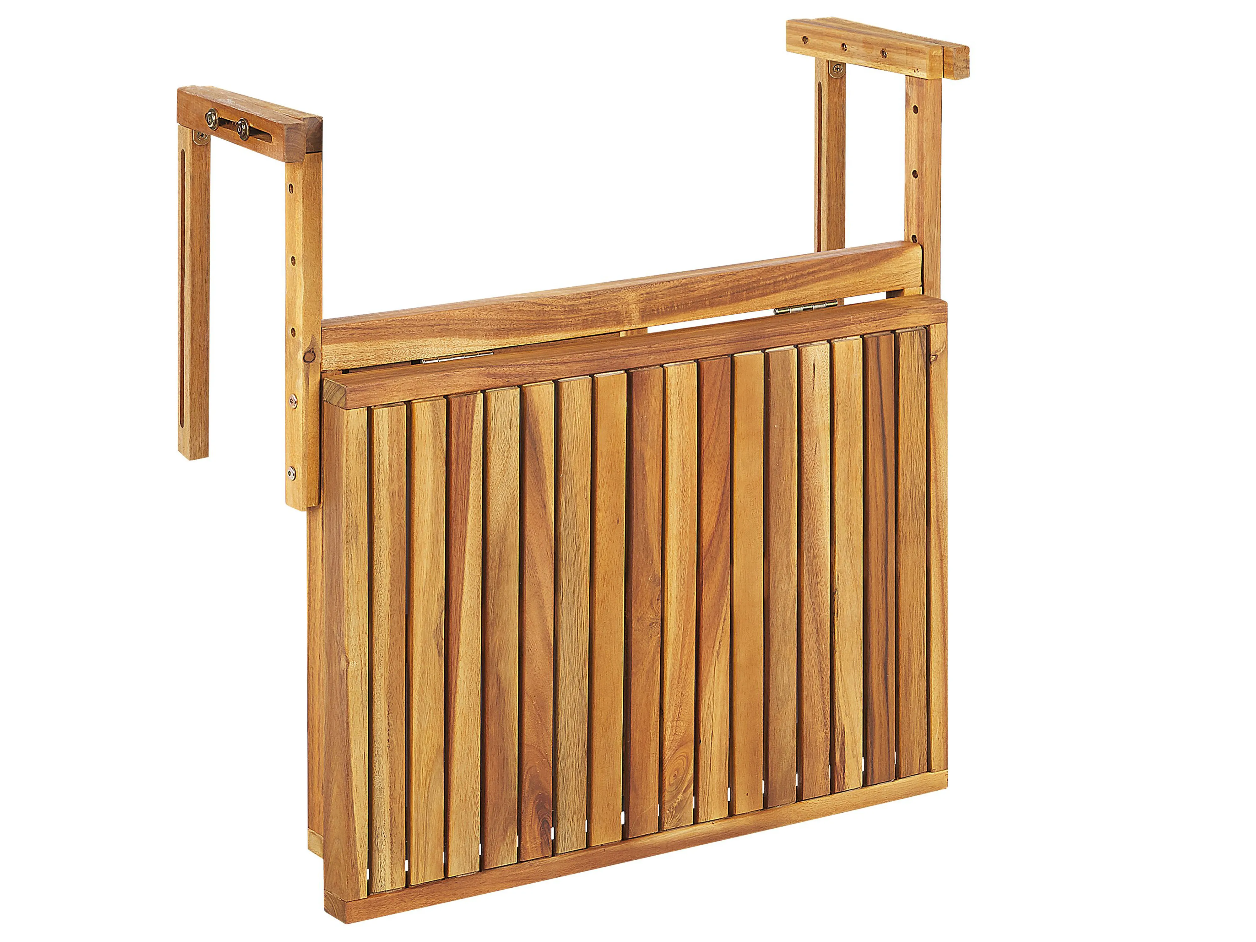 Balkontafel UDINE 70 cm 69 cm Acaciahout Bruin