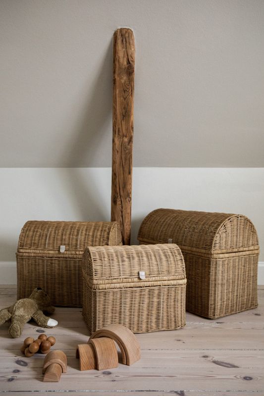 KAS Kopenhagen Raffia Kurv - Ørken