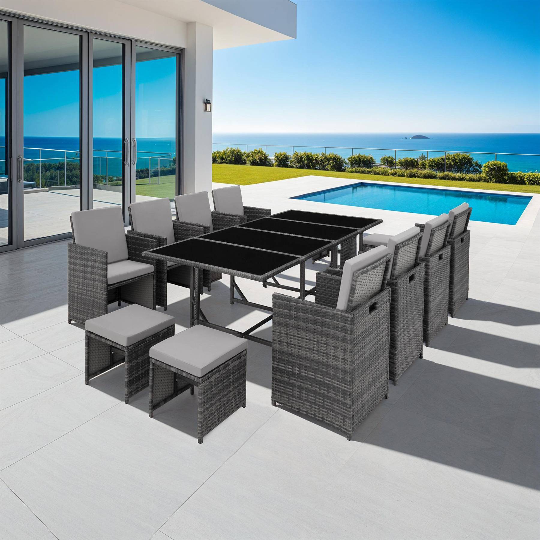 Rattan Sitzgruppe Palma