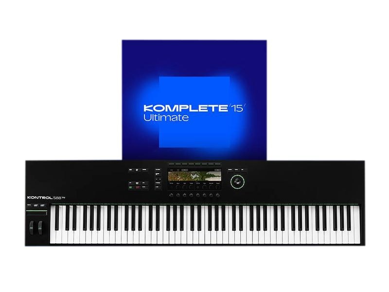 Native Instruments Keyboard Controller Kontrol S88 MK3 inkl Controller-Keyboard mit 88 gewichteten Tasten und Komplete 15 Ultimate
