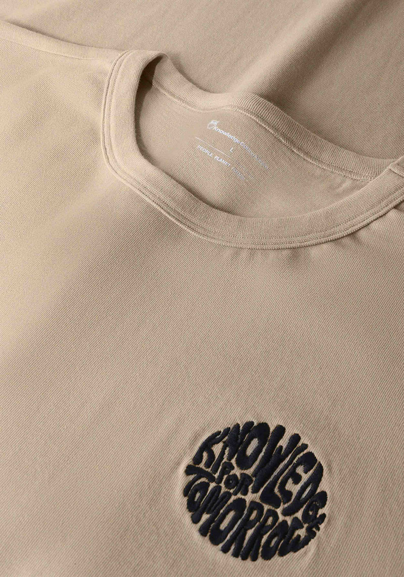 Knowledge Cotton Apparel Longsleeve SOS Light Feather Gray