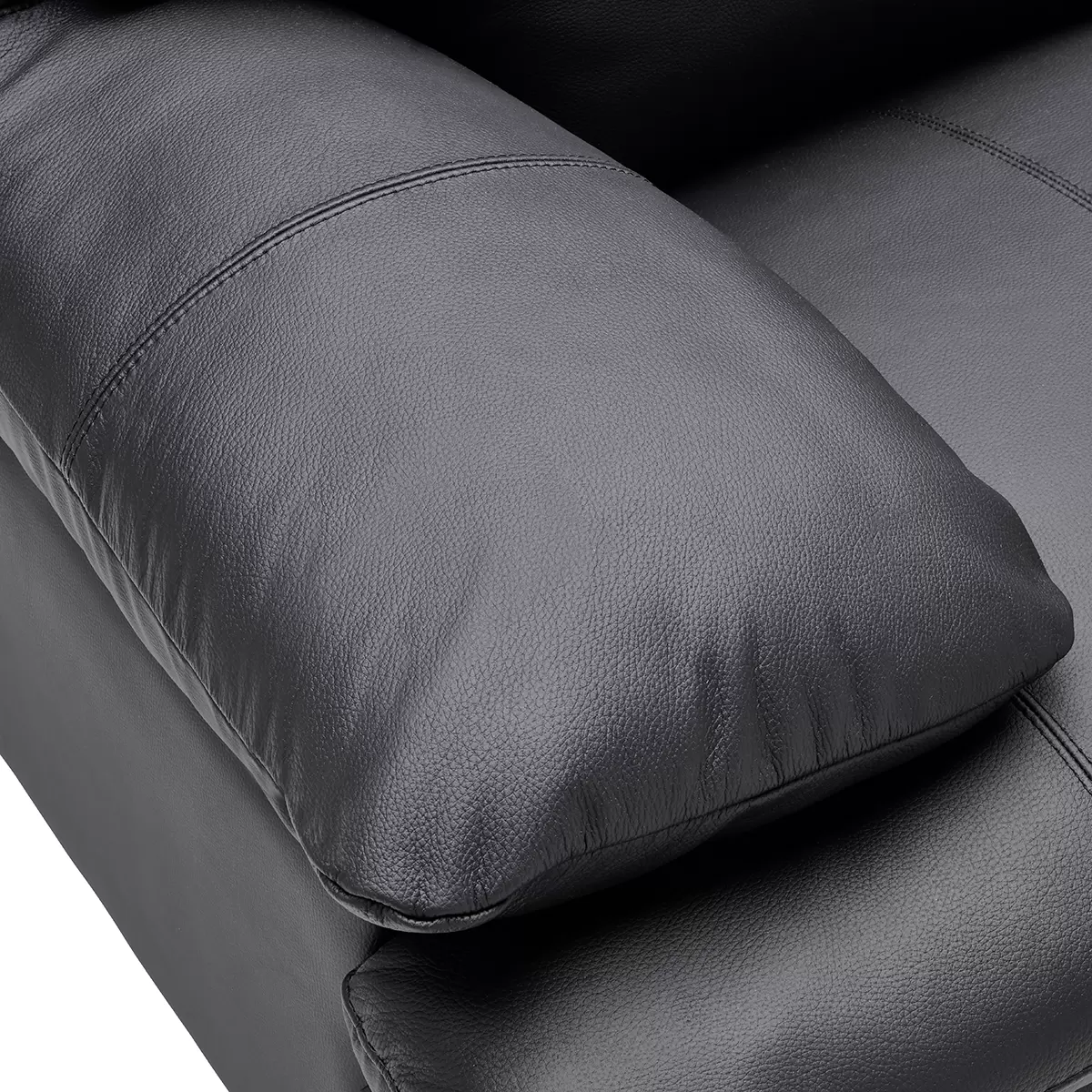 2er Sofa Salerno Schwarz