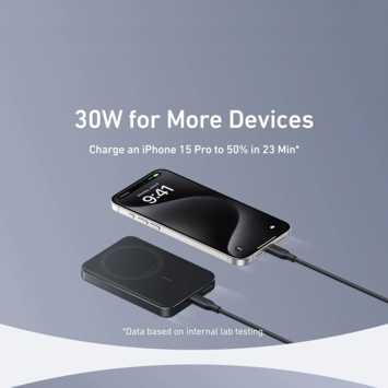 Anker MagGo Slim powerbank snelladen 10.000 mAh zwart