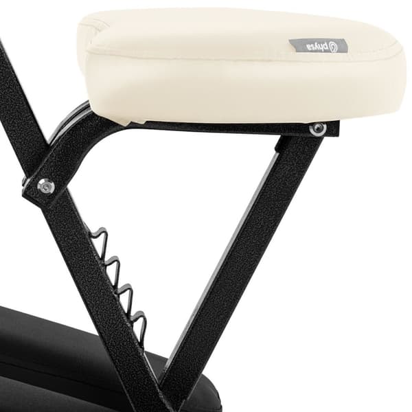 Tatoveringsmassasjestol, bærbar, sammenleggbar, Montpellier Beige, opptil 130 kg, beige