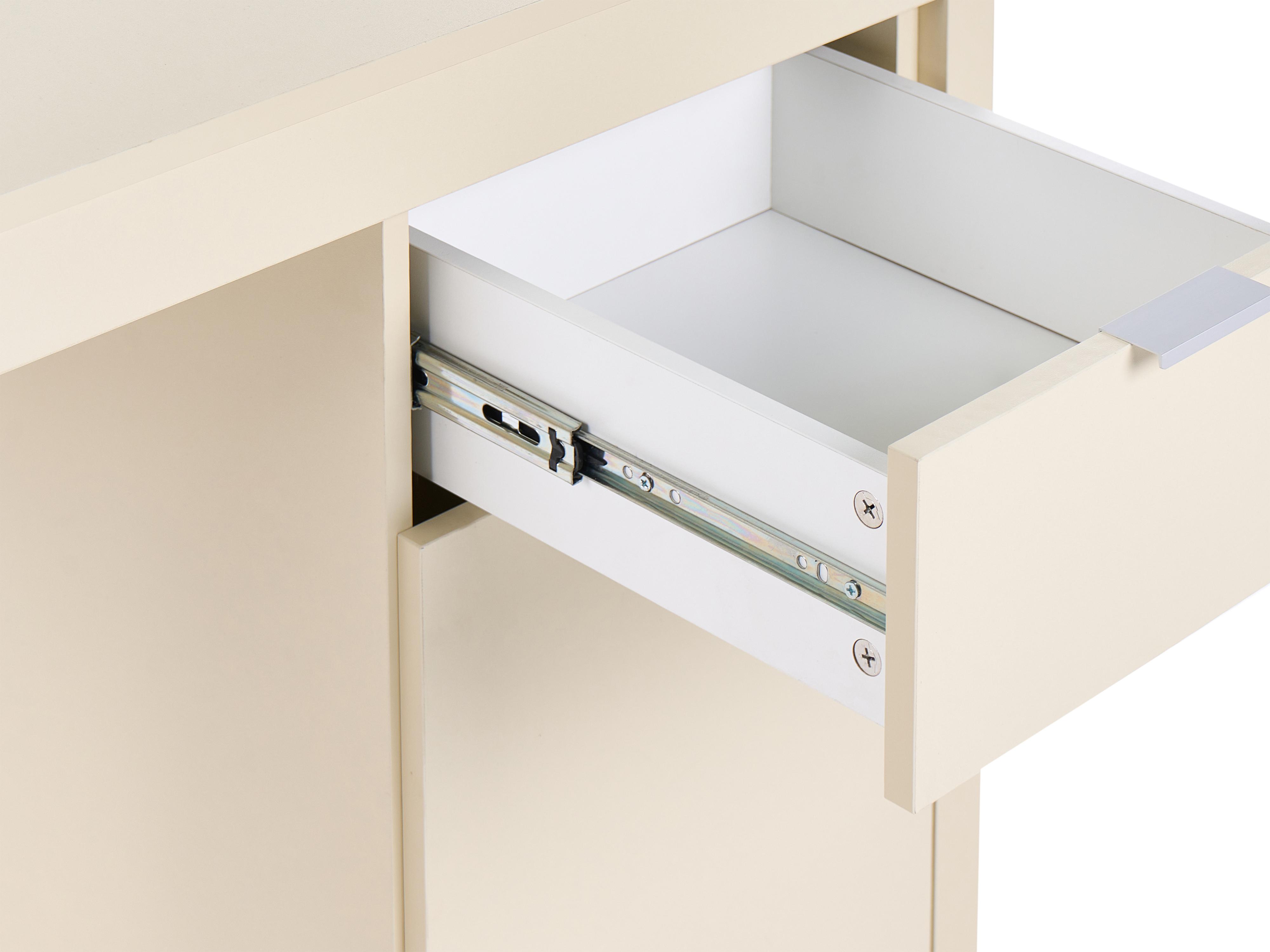 Bureau JOHNSON Lichtbeige 112 cm 50 cm