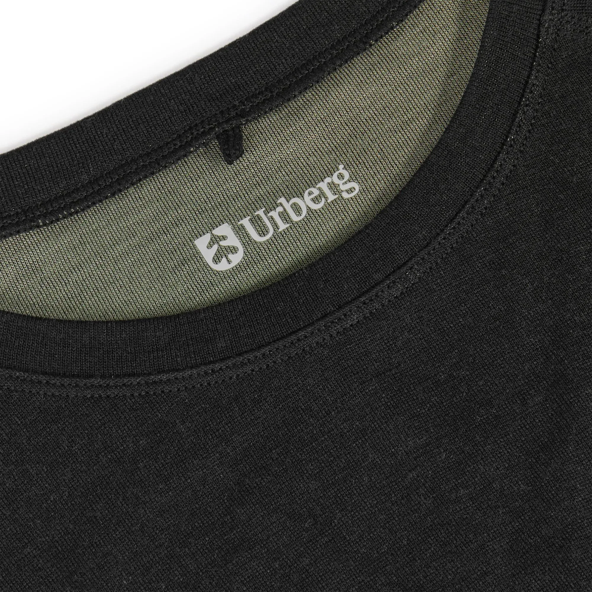 Urberg Merino-Bamboo Base Layer Top Men Black/Green