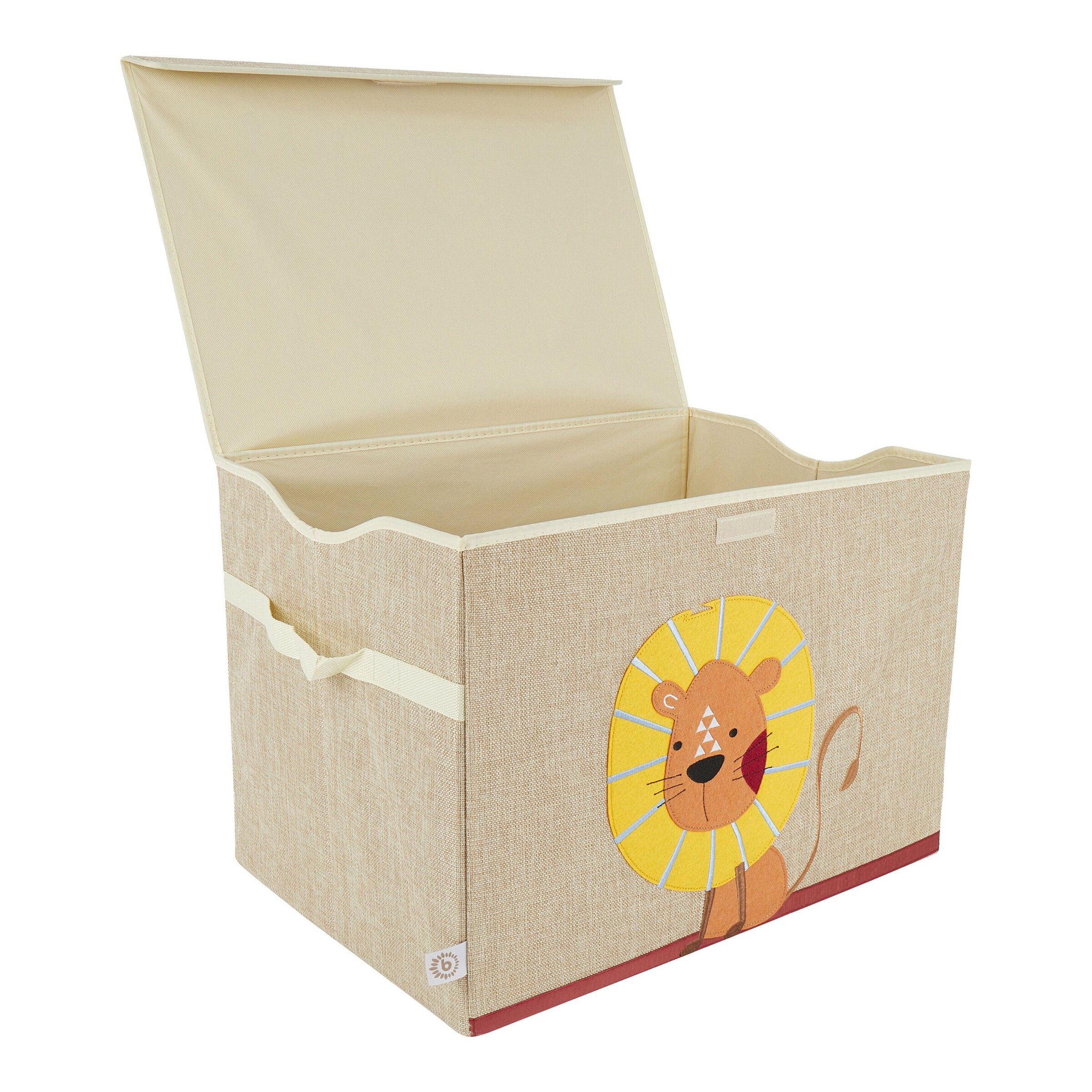 Bieco Aufbewahrungskiste 36x51x36 cm Löwe / beige / braun / orange