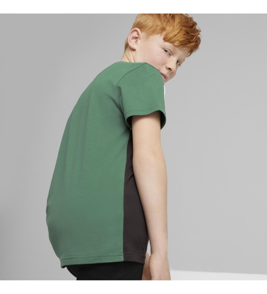 Puma Camiseta Essential Colour Blocked verde, negro