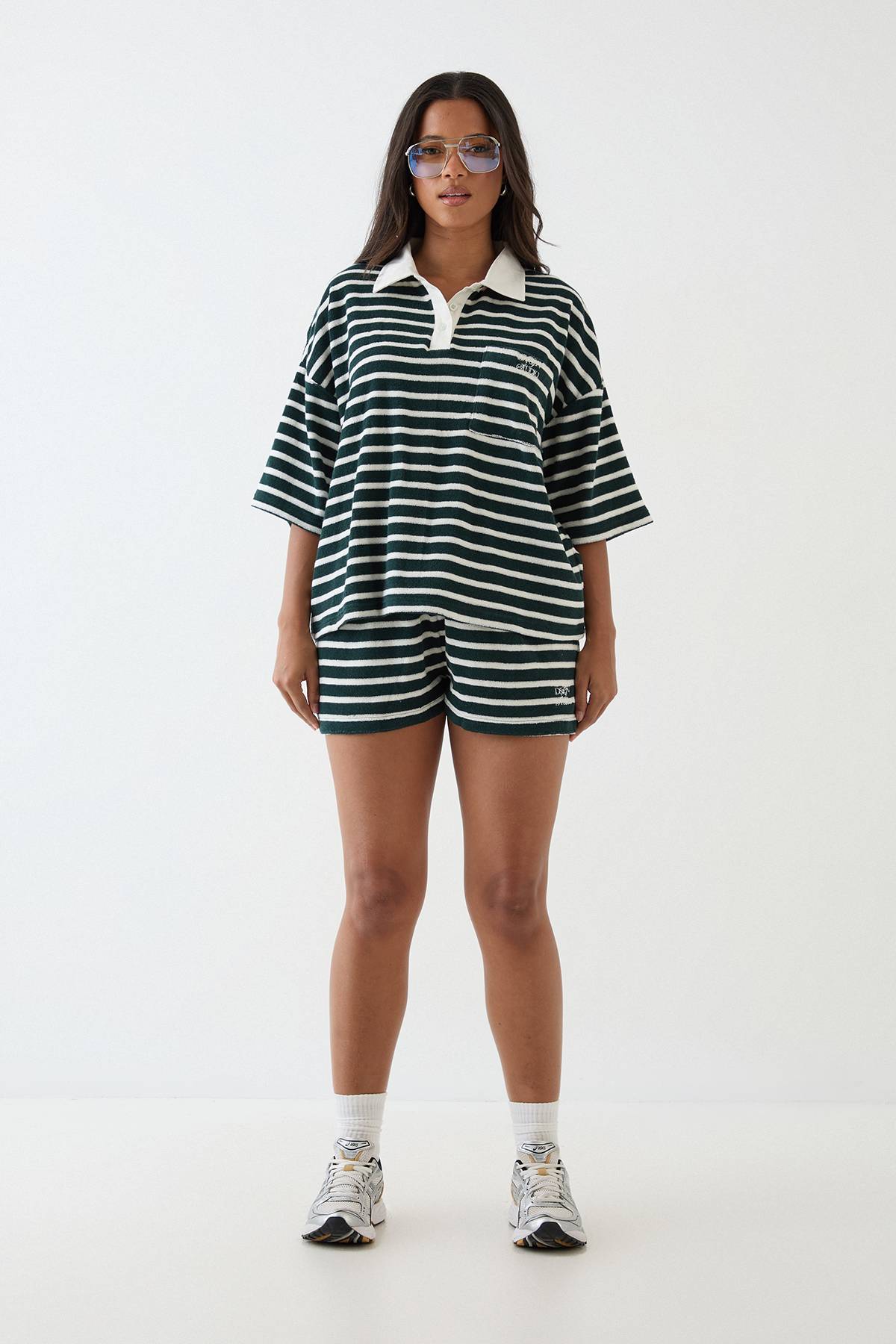 Short En Tissu Éponge À Rayures Dsgn Studio
