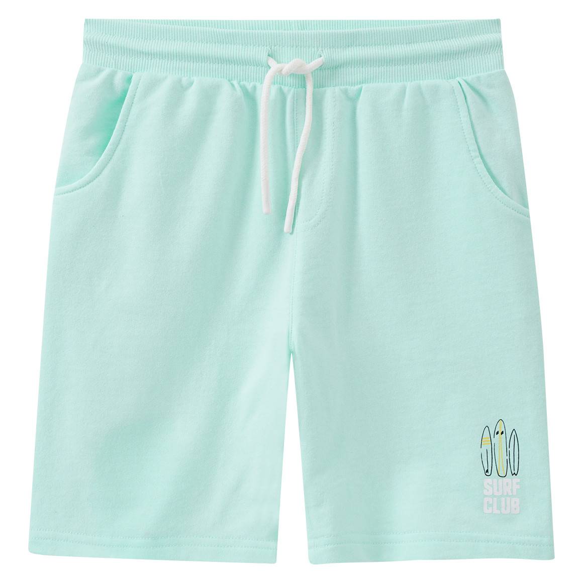Yigga Jungen Joggingshorts mit Tunnelzug helltürkis