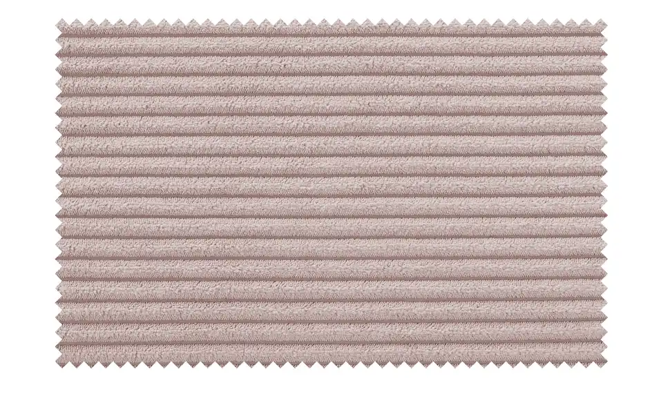 Ecksofa Rome Rosé rechts Cordstoff