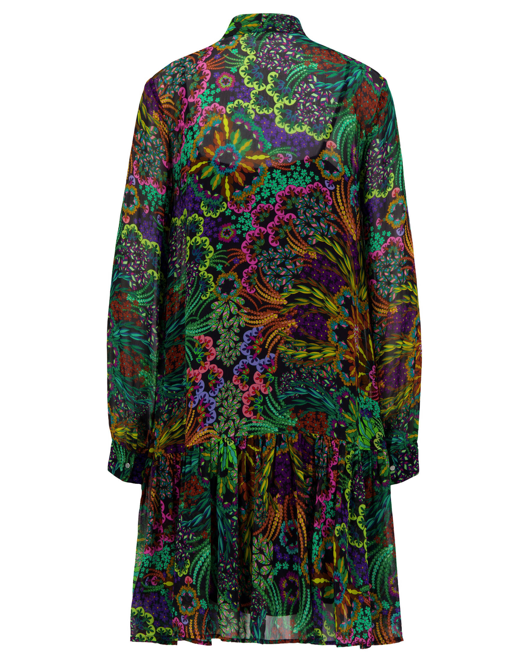 Frogbox| Damen Blusenkleid mit Schluppe