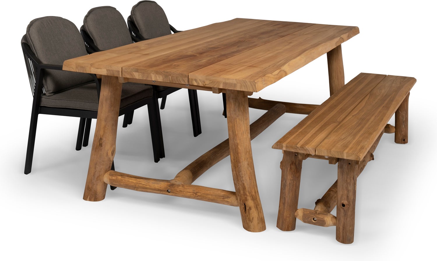 Tierra Outdoor eettafelstoel Pep antraciet