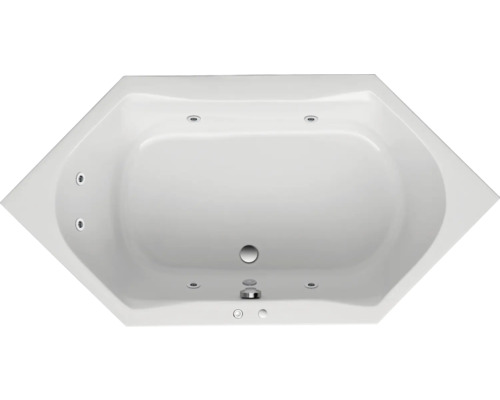 Whirlpool OTTOFOND Chanson 100 x 200 cm glanzend wit 56230