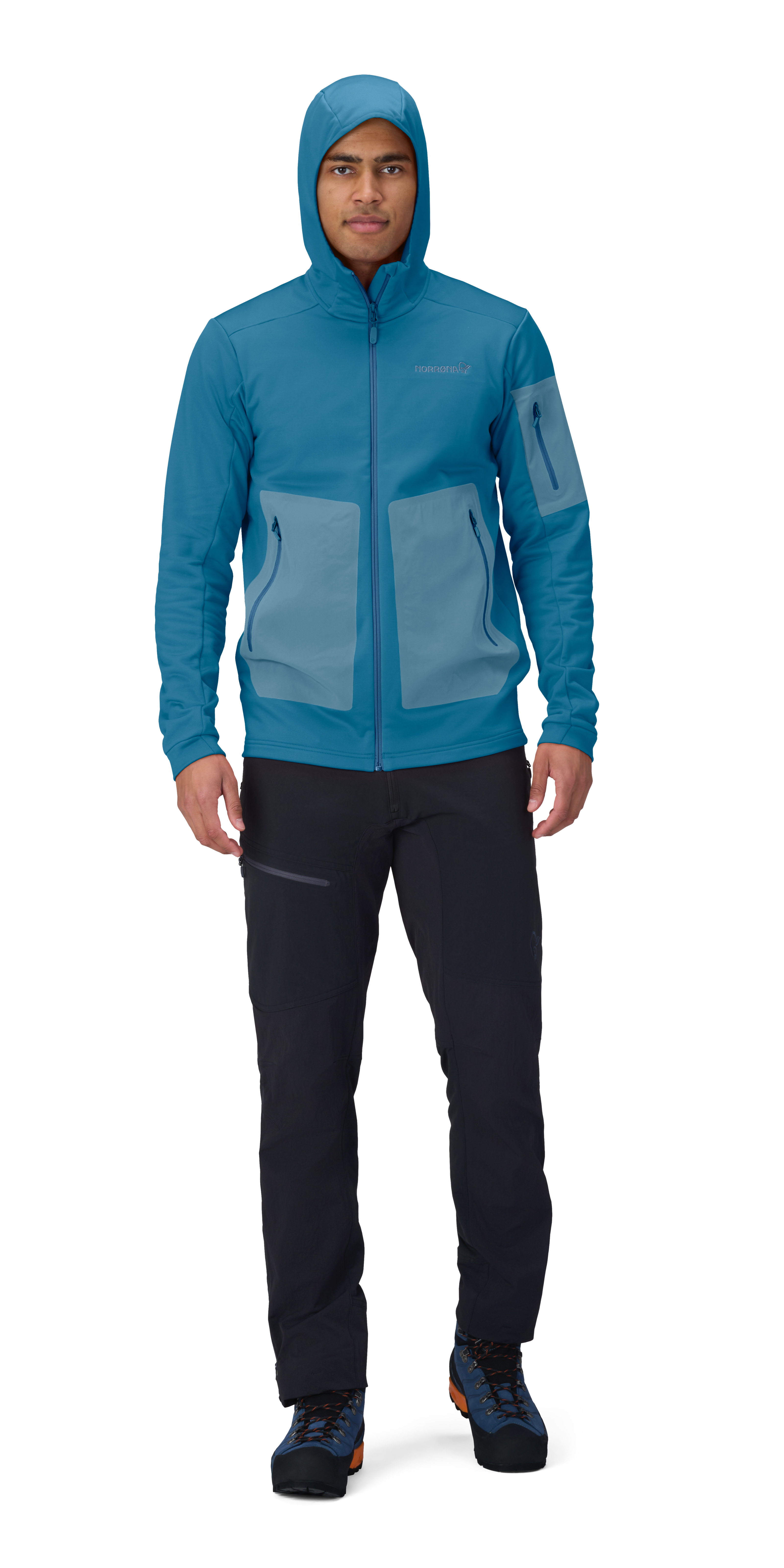 falketind warm2 stretch Hood M's