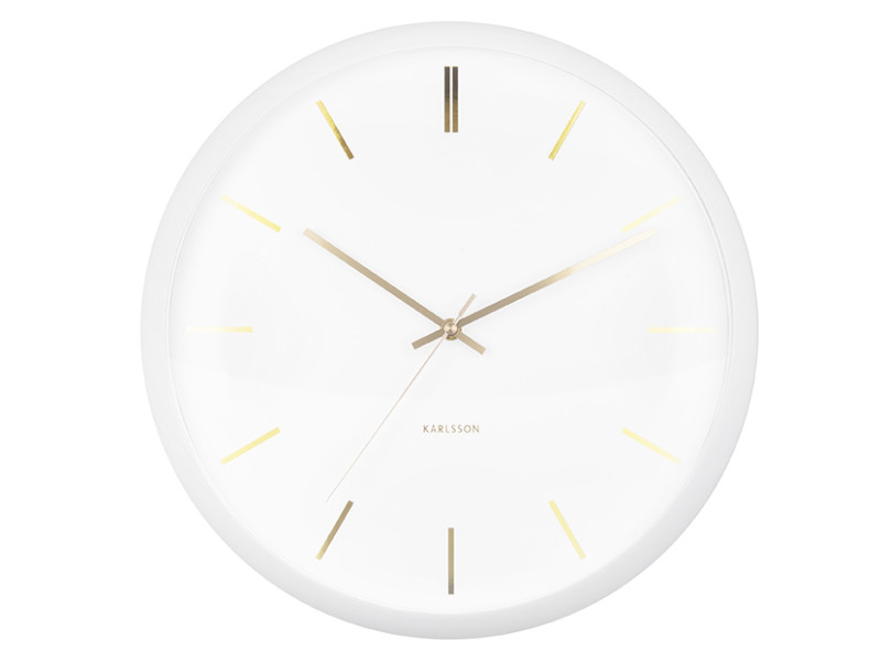 Wall Clock Globe KA5840BK Black