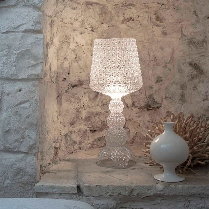 Kartell - Mini Kabuki LED-Tischleuchte, schwarz