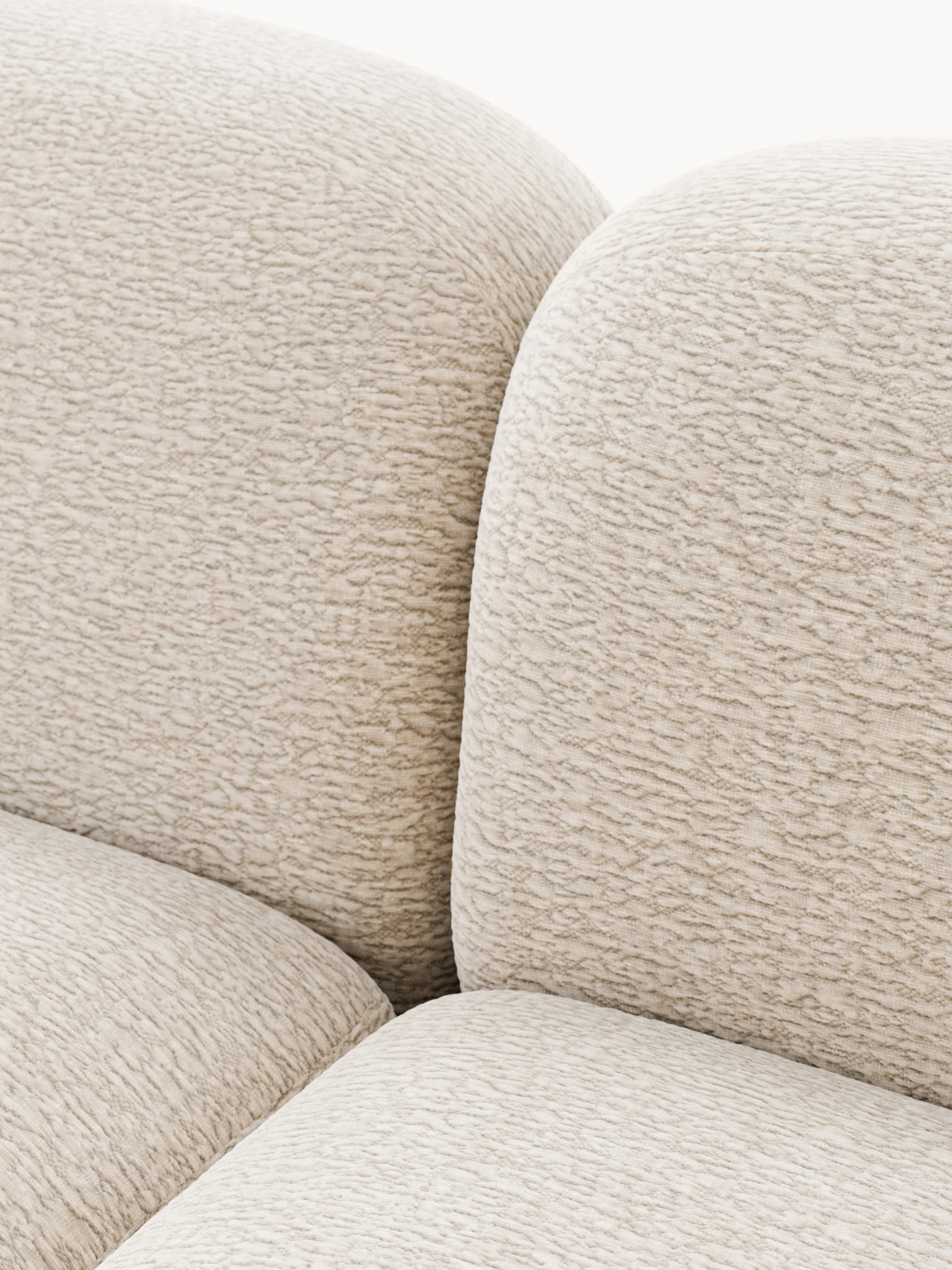 XL modulaire hoekbank Wolke met chaise longue