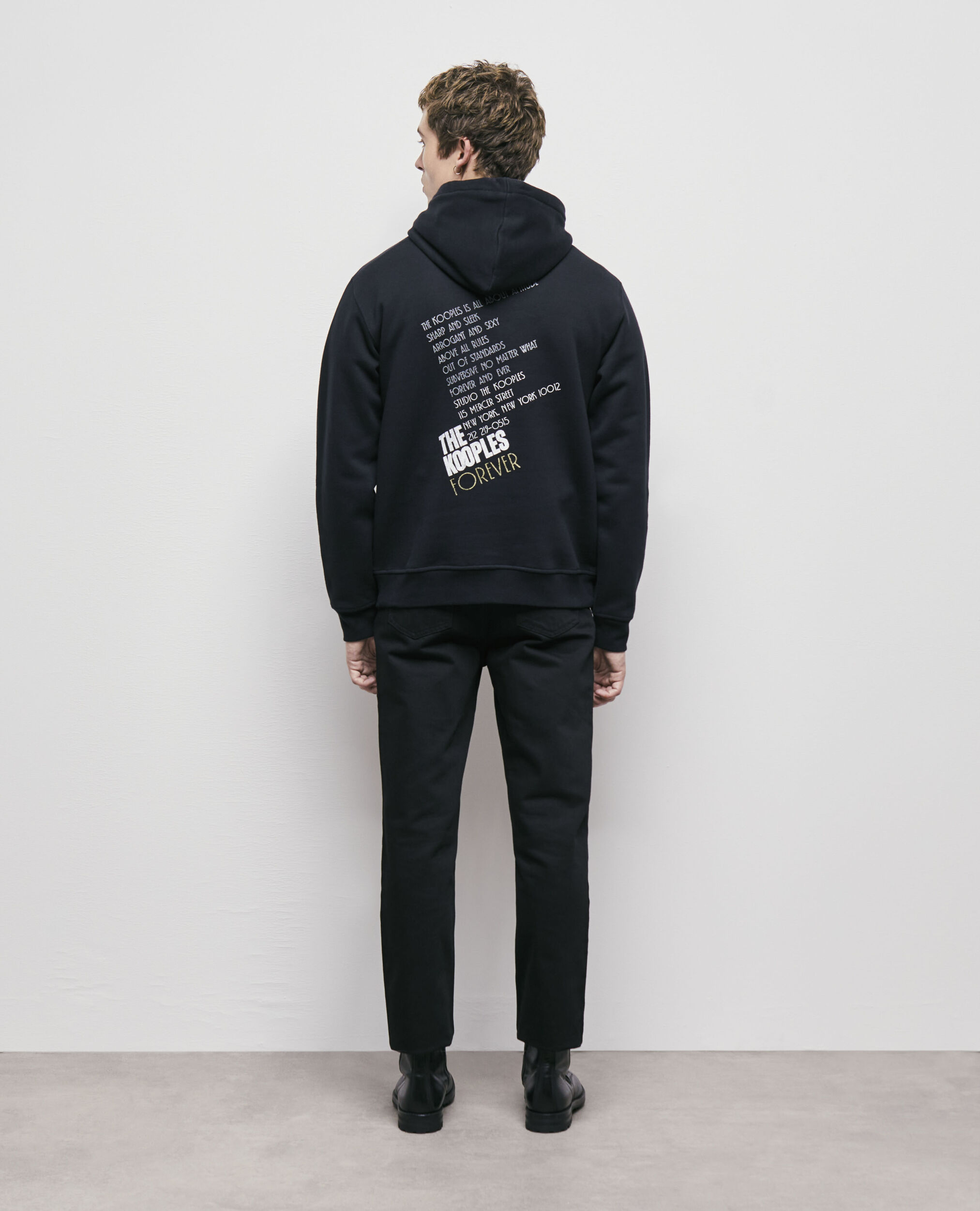 Sweatshirt à capuche sérigraphié tigre
