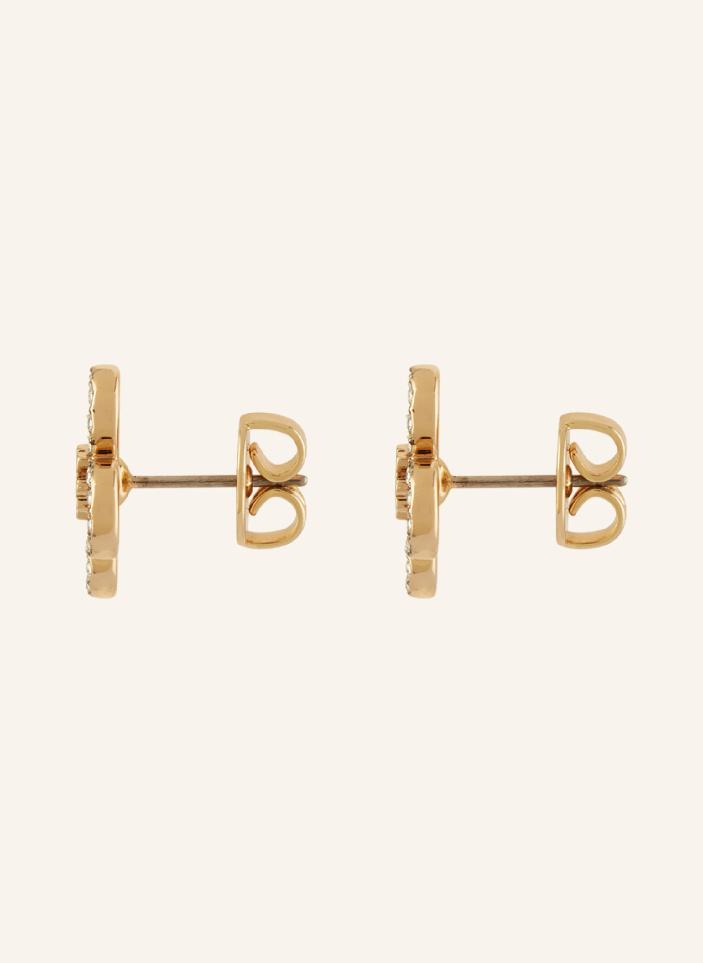 TORY BURCH Ohrstecker SMALL KIRA CLOVER PAVE STUD