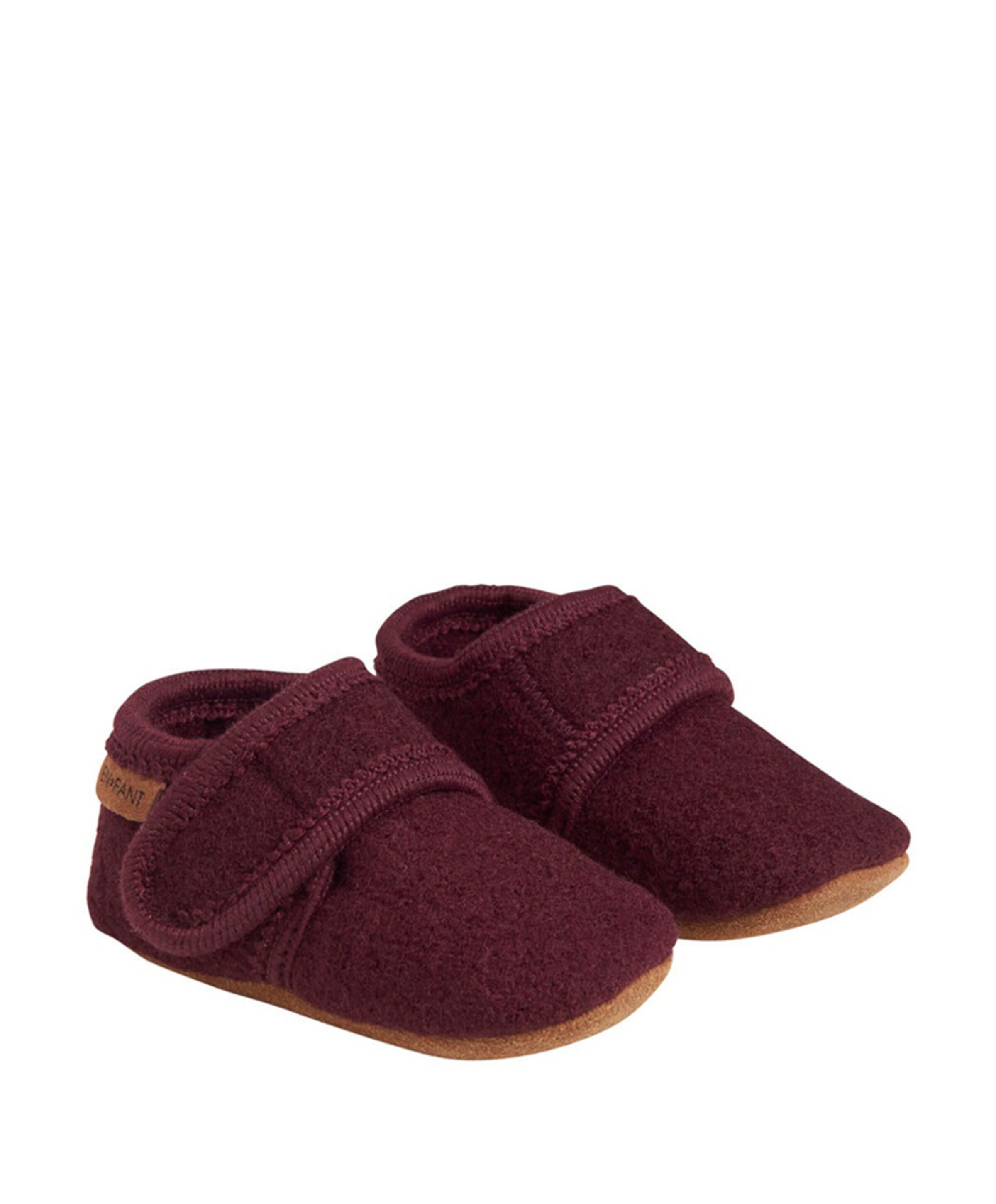 EN FANT Baby wool slippers uniseks pantoffels  bordeaux