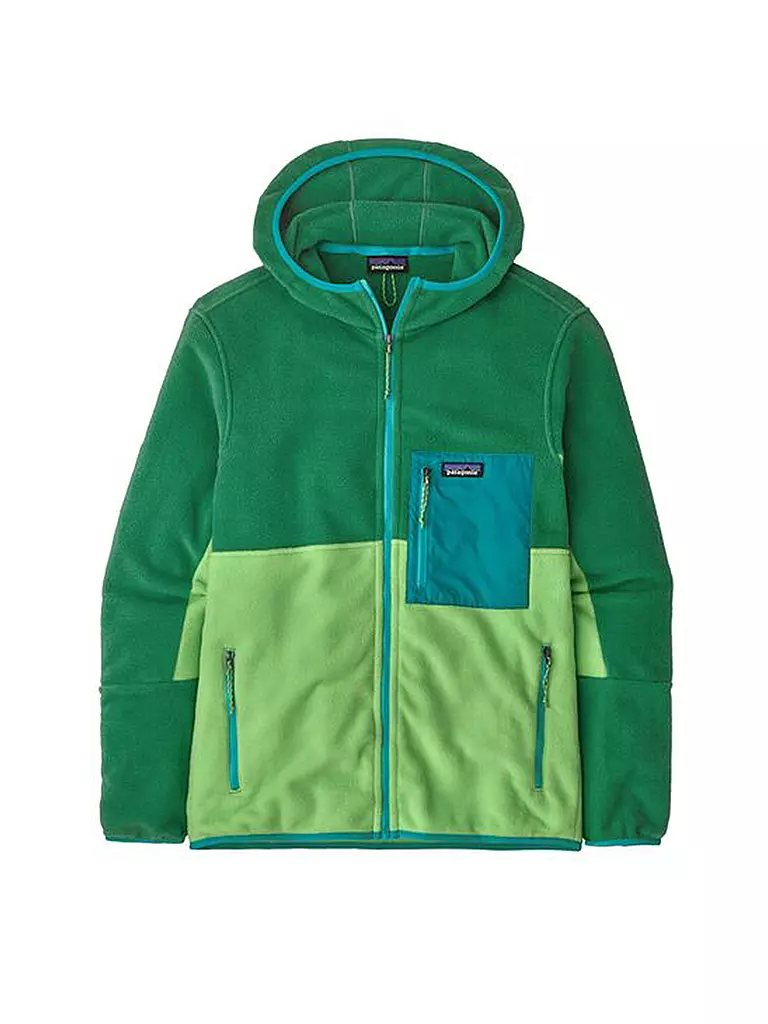 PATAGONIA Sweatjacke M'S MICRODINI HOODIE hellgrün