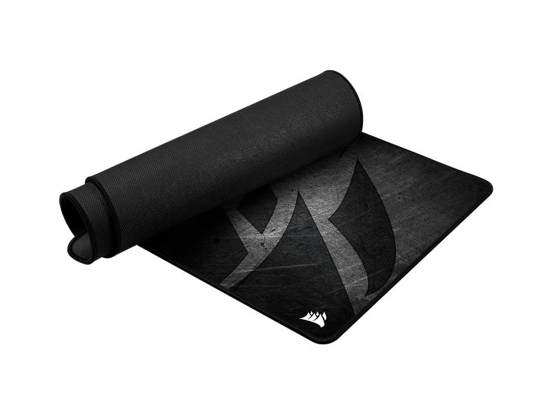 Corsair Gaming-Mausmatte MM300 PRO Extended Grau/Schwarz Spritzwassergeschütztes Premium-Gaming-Mauspad aus Stoff