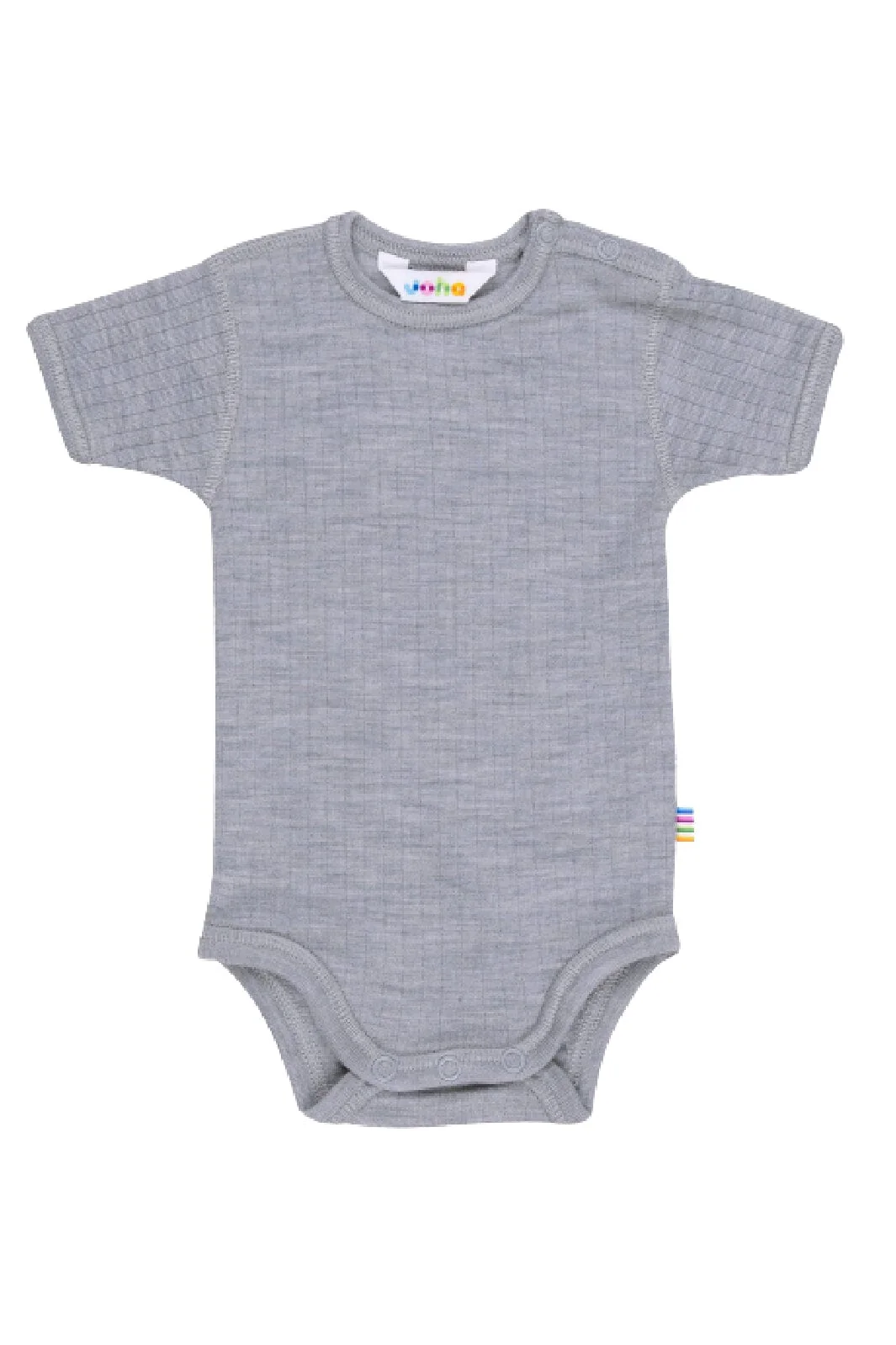 Joha Body w/short sleeves light grey melange