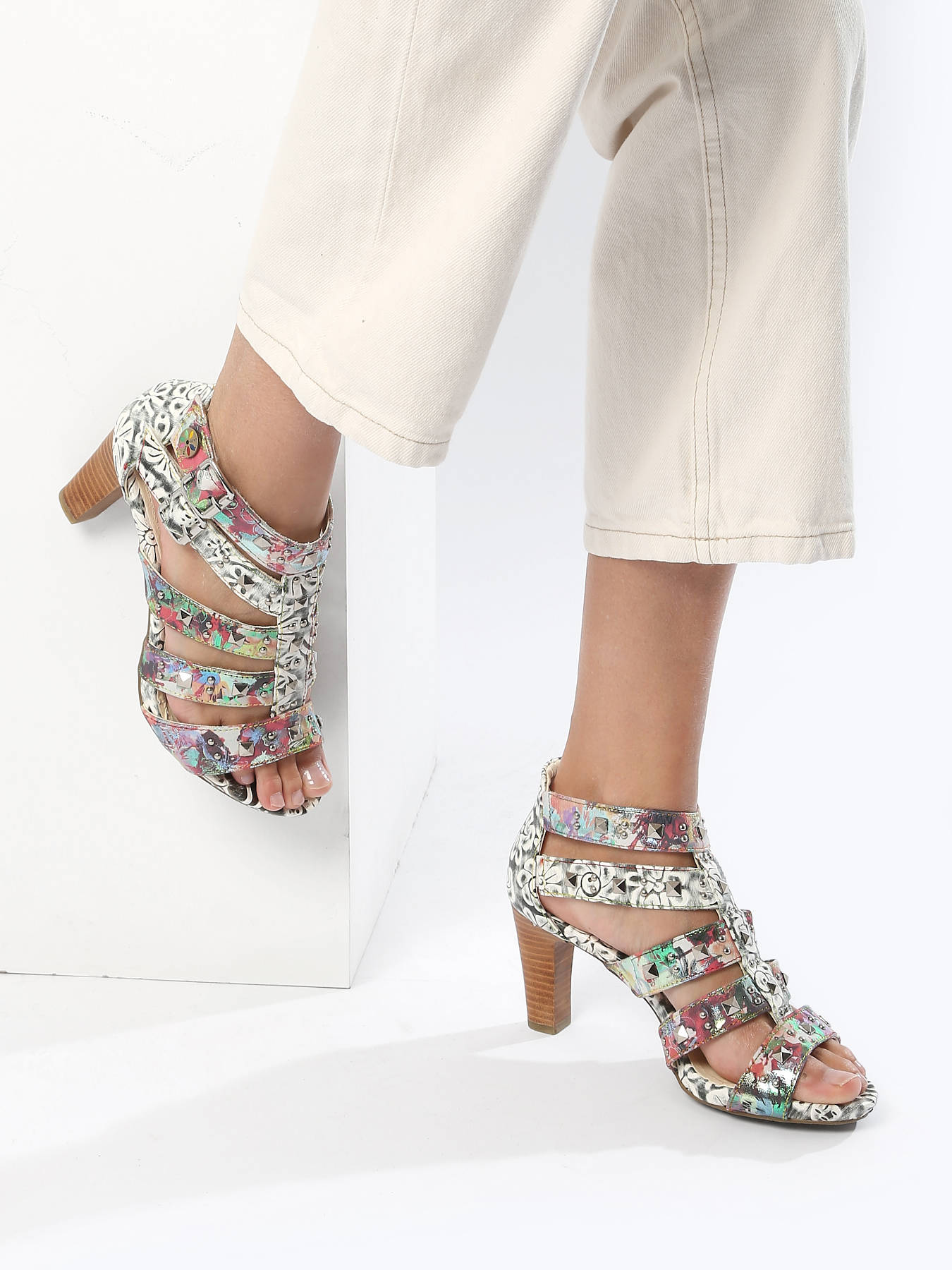 Sandales  talon en cuir LAURA VITA