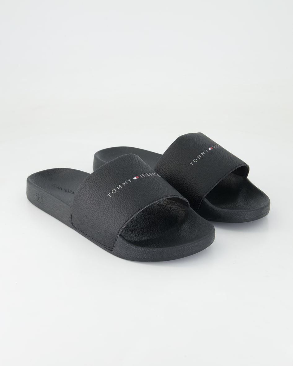 Tommy Hilfiger HILIFGER NYC POOL SLIDE Pantoletten in Schwarz