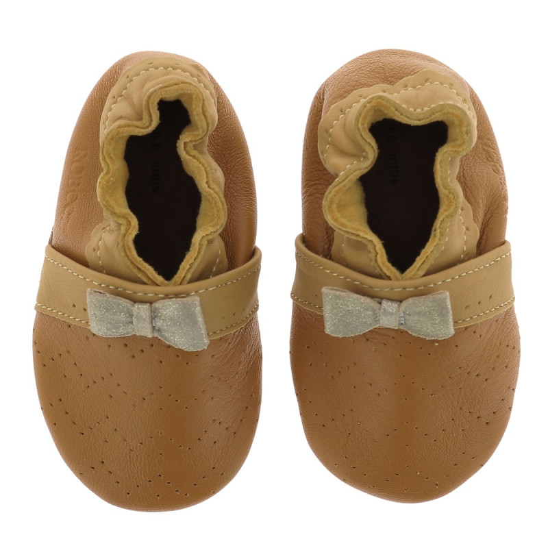 Robeez Robeez Chaussons Happy Mood Camel