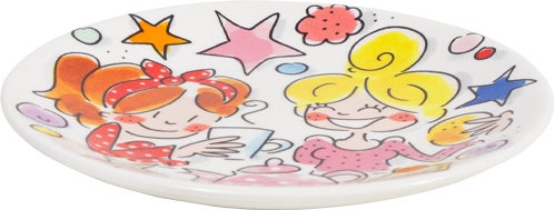 Blond Amsterdam bord Even Bijkletsen friends D 12 H 1 cm
