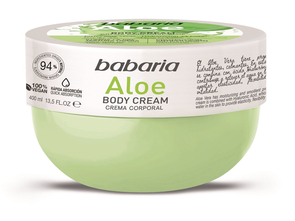CREME CORPO BABARIA ALOÉ VERA 400ML