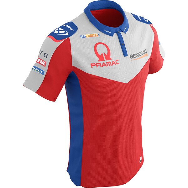 Ixon - Polo Pramac 22 Rouge / Blanc / Bleu