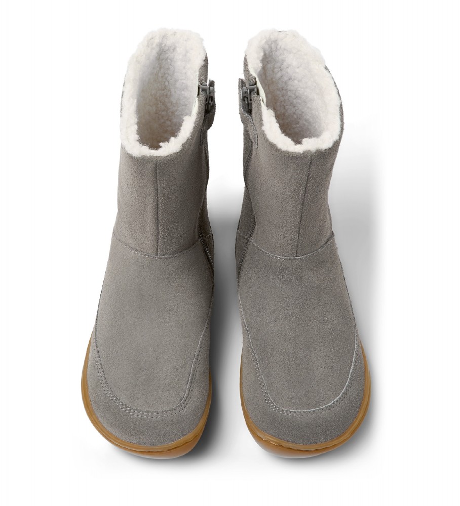 Botas Camper Peu Cami em couro cinza