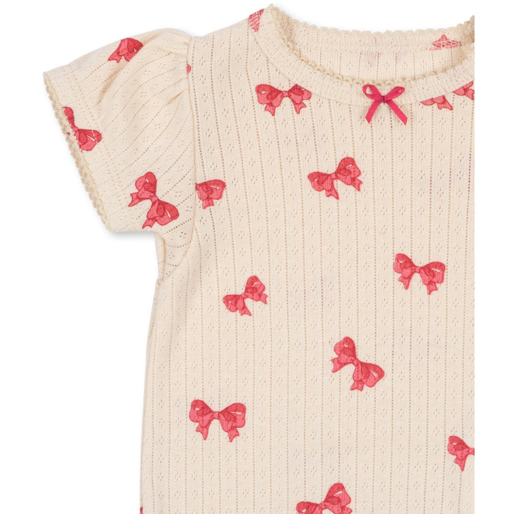 Køb Konges Sløjd Rosia Sløjfe Minnie Puff Sleeve Body GOTS