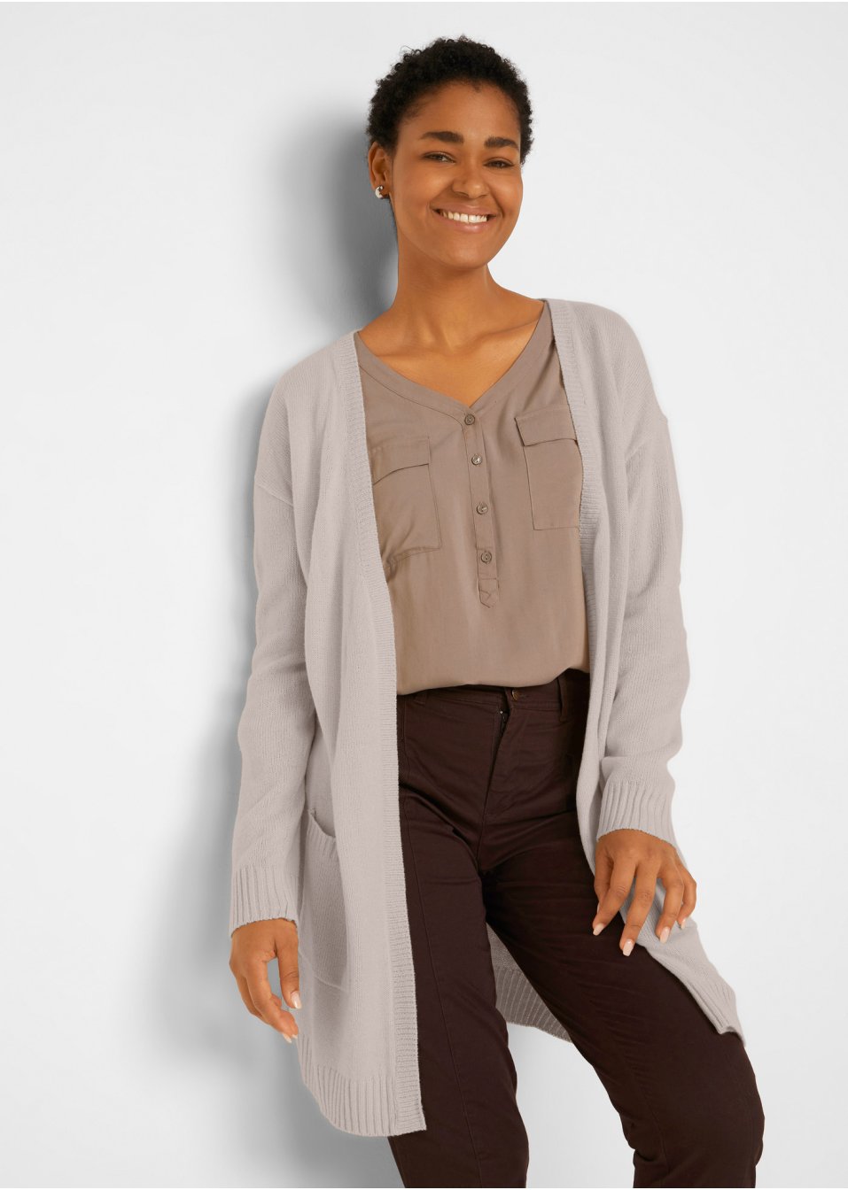 Gilet en maille basique