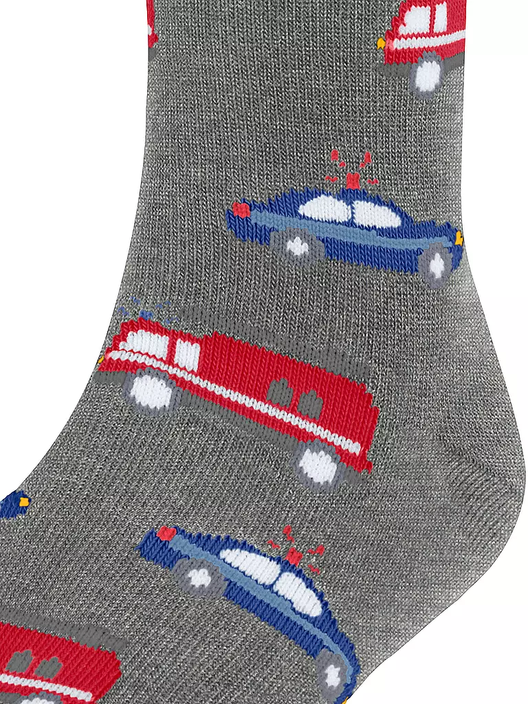 FALKE Jungen Socken light grey melange hellgrau