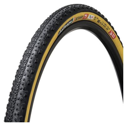 Pneu Gravel Challenge Getaway Tubeless Ready Souple Noir/Marron