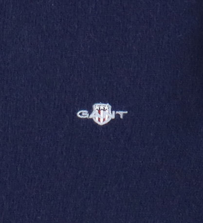 GANT Bluse - Strick - Wolle - Shield - Evening Blue
